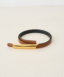 Rouge vif | 【ATELIER AMBOISE/アトリエ アンボワーズ】スリムリバーシブルベルト(ベルト)