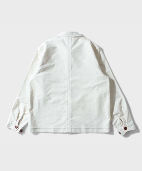 VDR（ブイディアール）の「MOLESKIN CHORE JACKET [Snow White]（ミリタリージャケット・メンズ・その他・MEDIUM/LARGE）」の6枚目の写真