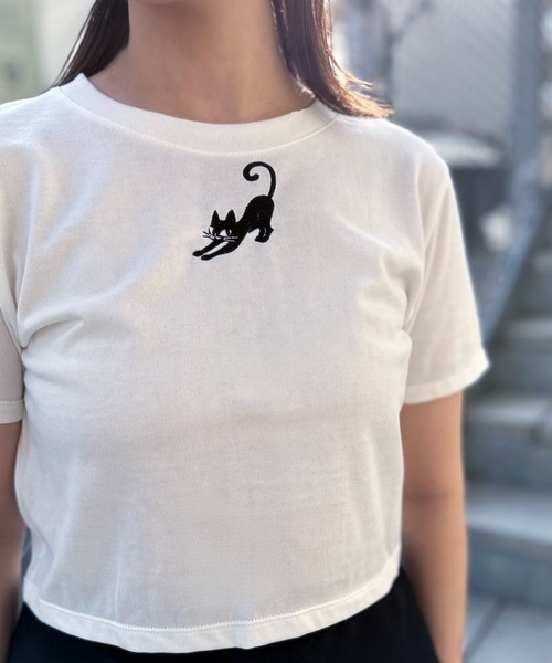 MILK（ミルク）の「CAT Mini Tシャツ（Tシャツ/カットソー・レディース・A・FREE）」の10枚目の写真