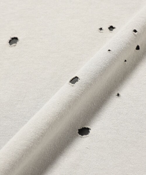 BEAMS（ビームス）の「レイヤード ダメージ Tシャツ（Tシャツ/カットソー・メンズ・ライトグレー/ブラック・L/M/S/XL）」の16枚目の写真