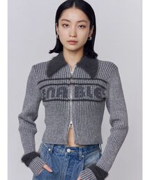 EMODA | プレーティングシャギーロゴニット(ニット/セーター)