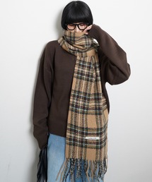 Chillfar（チルファー）の「チェック柄ボリュームマフラー（マフラー）」