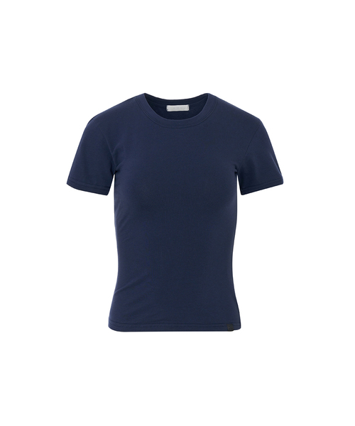 A.R.U(エイアールユー)の「BASIC TEE(Tシャツ/カットソー・レディース・ホワイト/ブラック/ネイビー/ミックスグレー/オレンジ/PINK・SMALL/MEDIUM)」の4枚目の写真