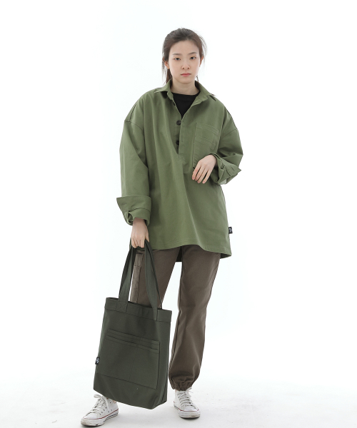 SAINTCREW(セントクルー)の「フリースタイルライフバテックエコバッグ FL-100 カーキ(エコバッグ/サブバッグ・レディース・その他・フリー)」の4枚目の写真