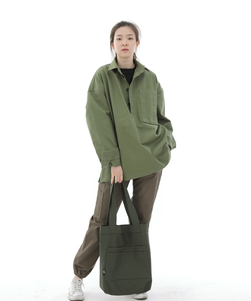 SAINTCREW(セントクルー)の「フリースタイルライフバテックエコバッグ FL-100 カーキ(エコバッグ/サブバッグ・レディース・その他・フリー)」の7枚目の写真
