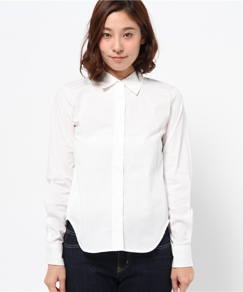 OUTLET（アウトレット）の「【Sheta】フロントクロスシャツ（シャツ/ブラウス・レディース・ベージュ/オフホワイト・FREE）」の3枚目の写真