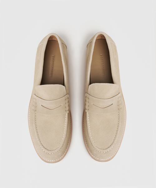 LOSTGARDEN(ロストガーデン)の「UNIFORM Officer Loafer Sand(ローファー・メンズ・その他・44/41/42/43/40.5/42.5/41.5/43.5)」の1枚目の写真