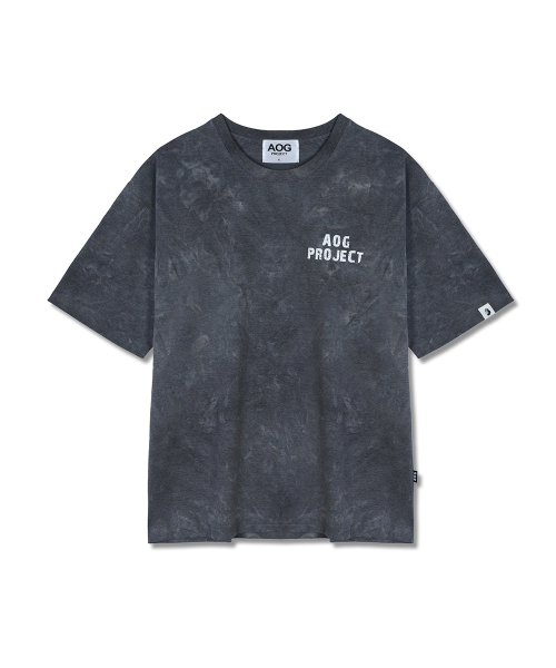 AOG PROJECT（エイオージープロジェクト）の「タイダイ半袖Tシャツ（チャコール）（Tシャツ/カットソー・メンズ・チャコール・LARGE/X-LARGE）」の4枚目の写真