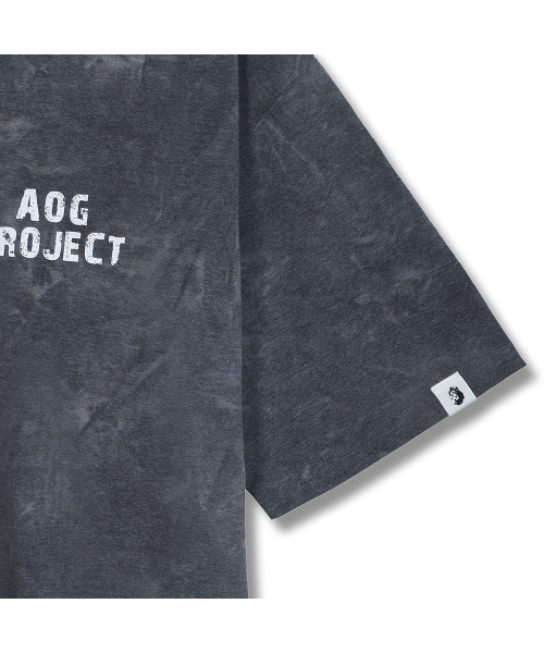 AOG PROJECT（エイオージープロジェクト）の「タイダイ半袖Tシャツ（チャコール）（Tシャツ/カットソー・メンズ・チャコール・LARGE/X-LARGE）」の6枚目の写真