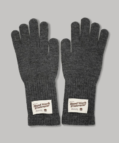 by muni:r（バイ ムニール）の「ソフトウールタッチ ニットグローブ（手袋・レディース・ベージュ/アイボリー/オリーブ/チャコールグレー・FREE）」の5枚目の写真