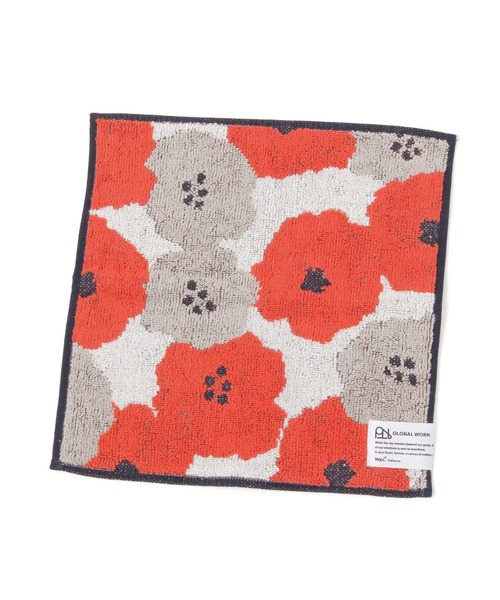 GLOBAL WORK(グローバルワーク)の「柄タオルハンカチ/601670(ハンカチ/ハンドタオル・レディース・レッド/ホワイト系その他3/ホワイト系その他2・FREE)」の1枚目の写真