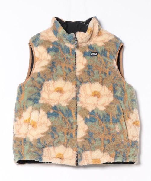 PICTURE ORGANIC CLOTHING(ピクチャーオーガニッククロージング)の「【PICTURE/ピクチャー】HYLLA REV VEST リバーシブル ナイロン もこもこ ベスト(ベスト・レディース・ブラック/パープル・MEDIUM/LARGE)」の7枚目の写真