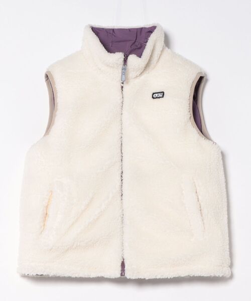 PICTURE ORGANIC CLOTHING(ピクチャーオーガニッククロージング)の「【PICTURE/ピクチャー】HYLLA REV VEST リバーシブル ナイロン もこもこ ベスト(ベスト・レディース・ブラック/パープル・MEDIUM/LARGE)」の10枚目の写真
