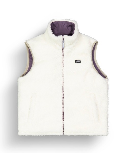 PICTURE ORGANIC CLOTHING(ピクチャーオーガニッククロージング)の「【PICTURE/ピクチャー】HYLLA REV VEST リバーシブル ナイロン もこもこ ベスト(ベスト・レディース・ブラック/パープル・MEDIUM/LARGE)」の11枚目の写真