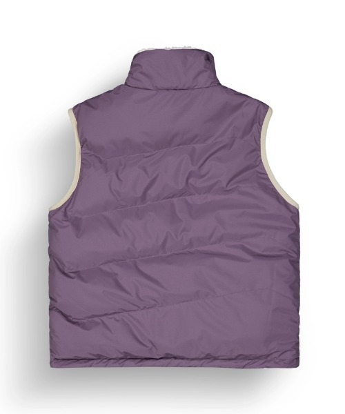 PICTURE ORGANIC CLOTHING(ピクチャーオーガニッククロージング)の「【PICTURE/ピクチャー】HYLLA REV VEST リバーシブル ナイロン もこもこ ベスト(ベスト・レディース・ブラック/パープル・MEDIUM/LARGE)」の9枚目の写真