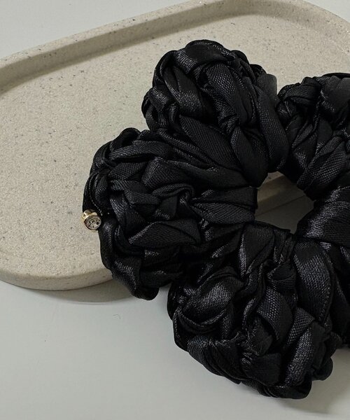 GOLDY（ゴールディ）の「〈GOLDY/ゴールディ〉テープリボンシュシュ（シュシュ・レディース・ブラック系その他/ブラック系その他2・FREE）」の8枚目の写真