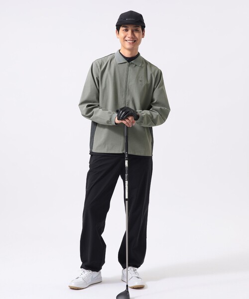 BEAMS GOLF(ビームスゴルフ)の「ORANGE LABEL / 切り替え フルジップ シャツブルゾン(ブルゾン・メンズ・グレー/ブラック・LARGE/MEDIUM/X-LARGE/SMALL)」の7枚目の写真