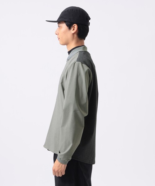 BEAMS GOLF(ビームスゴルフ)の「ORANGE LABEL / 切り替え フルジップ シャツブルゾン(ブルゾン・メンズ・グレー/ブラック・LARGE/MEDIUM/X-LARGE/SMALL)」の10枚目の写真