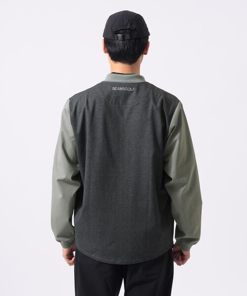 BEAMS GOLF(ビームスゴルフ)の「ORANGE LABEL / 切り替え フルジップ シャツブルゾン(ブルゾン・メンズ・グレー/ブラック・LARGE/MEDIUM/X-LARGE/SMALL)」の11枚目の写真