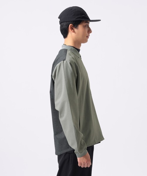 BEAMS GOLF(ビームスゴルフ)の「ORANGE LABEL / 切り替え フルジップ シャツブルゾン(ブルゾン・メンズ・グレー/ブラック・LARGE/MEDIUM/X-LARGE/SMALL)」の12枚目の写真