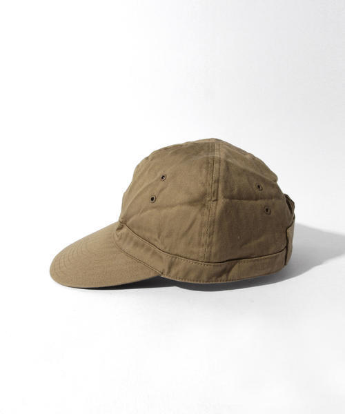 BEAMS BOY（ビームスボーイ）の「INFIELDER DESIGN×BEAMS BOY / ミリタリーCAP（キャップ・レディース・ベージュ/ダークグリーン・ONE SIZE）」の12枚目の写真