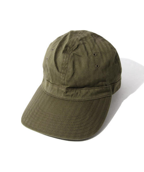 BEAMS BOY（ビームスボーイ）の「INFIELDER DESIGN×BEAMS BOY / ミリタリーCAP（キャップ・レディース・ベージュ/ダークグリーン・ONE SIZE）」の7枚目の写真