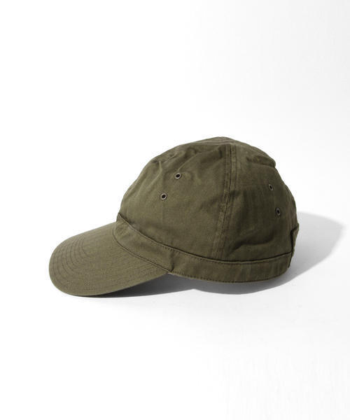 BEAMS BOY（ビームスボーイ）の「INFIELDER DESIGN×BEAMS BOY / ミリタリーCAP（キャップ・レディース・ベージュ/ダークグリーン・ONE SIZE）」の8枚目の写真