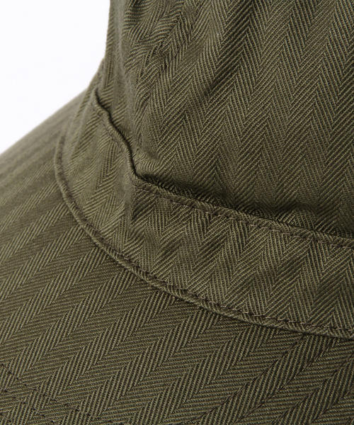 BEAMS BOY（ビームスボーイ）の「INFIELDER DESIGN×BEAMS BOY / ミリタリーCAP（キャップ・レディース・ベージュ/ダークグリーン・ONE SIZE）」の11枚目の写真