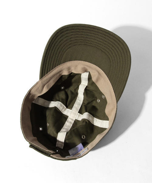 BEAMS BOY（ビームスボーイ）の「INFIELDER DESIGN×BEAMS BOY / ミリタリーCAP（キャップ・レディース・ベージュ/ダークグリーン・ONE SIZE）」の9枚目の写真
