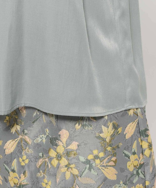 mysty woman（ミスティウーマン）の「パールツキハイネックブラウス　638056（シャツ/ブラウス・レディース・オフホワイト/グレー/ブラック・FREE）」の13枚目の写真