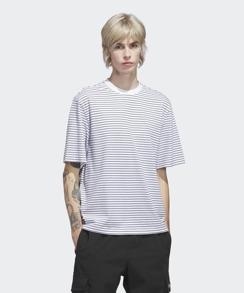 adidas(アディダス)の「スケートボーディング ヤーンダイ 半袖Tシャツ / アディダスオリジナルス adidas Originals(Tシャツ/カットソー・メンズ・ホワイト・XX-LARGE/3XL/LARGE/MEDIUM/SMALL/X-LARGE/X-SMALL)」の6枚目の写真