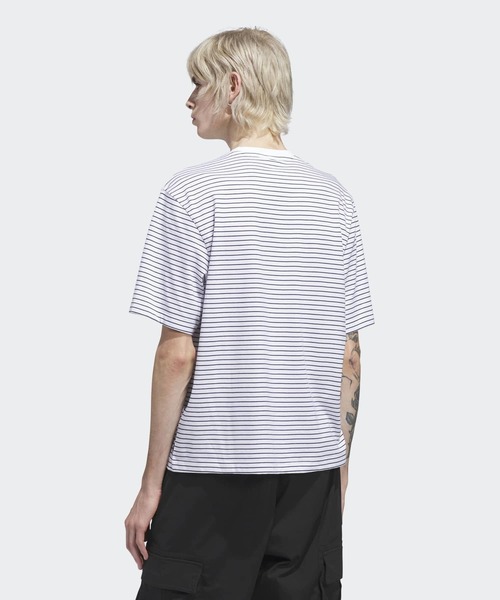 adidas(アディダス)の「スケートボーディング ヤーンダイ 半袖Tシャツ / アディダスオリジナルス adidas Originals(Tシャツ/カットソー・メンズ・ホワイト・XX-LARGE/3XL/LARGE/MEDIUM/SMALL/X-LARGE/X-SMALL)」の7枚目の写真