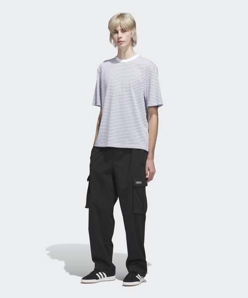 adidas(アディダス)の「スケートボーディング ヤーンダイ 半袖Tシャツ / アディダスオリジナルス adidas Originals(Tシャツ/カットソー・メンズ・ホワイト・XX-LARGE/3XL/LARGE/MEDIUM/SMALL/X-LARGE/X-SMALL)」の3枚目の写真