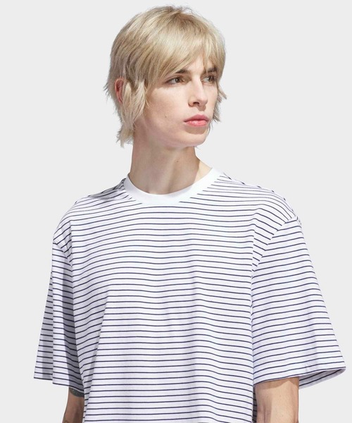 adidas(アディダス)の「スケートボーディング ヤーンダイ 半袖Tシャツ / アディダスオリジナルス adidas Originals(Tシャツ/カットソー・メンズ・ホワイト・XX-LARGE/3XL/LARGE/MEDIUM/SMALL/X-LARGE/X-SMALL)」の8枚目の写真