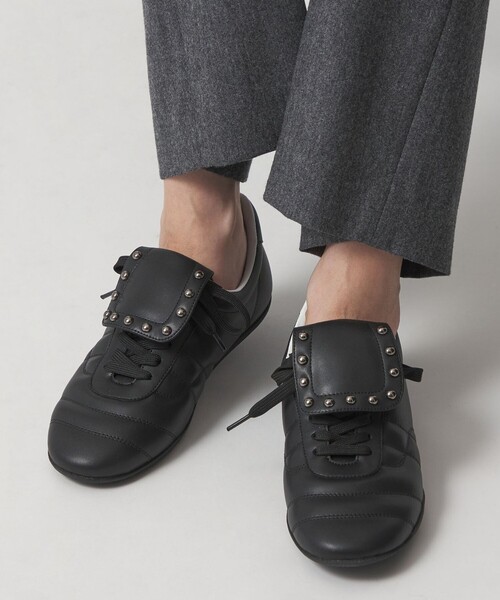 ODETTE E ODILE（オデットエオディール）の「2WAYフラップ スニーカー15↑（スニーカー・レディース・シルバー/ブラック・37/36/35/38）」の3枚目の写真