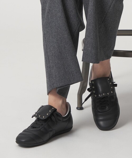 ODETTE E ODILE（オデットエオディール）の「2WAYフラップ スニーカー15↑（スニーカー・レディース・シルバー/ブラック・37/36/35/38）」の4枚目の写真