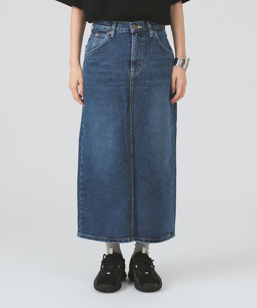 Ray BEAMS（レイビームス）の「Lee / STANDARD WARDROBE SKIRT（デニムスカート・レディース・ブラック/ブルー・SMALL/X-SMALL）」の8枚目の写真