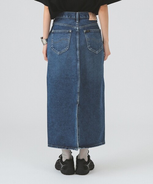 Ray BEAMS（レイビームス）の「Lee / STANDARD WARDROBE SKIRT（デニムスカート・レディース・ブラック/ブルー・SMALL/X-SMALL）」の10枚目の写真