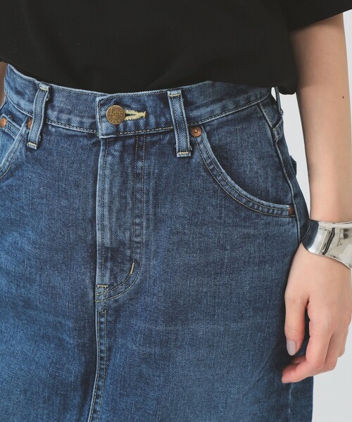 Ray BEAMS（レイビームス）の「Lee / STANDARD WARDROBE SKIRT（デニムスカート・レディース・ブラック/ブルー・SMALL/X-SMALL）」の13枚目の写真