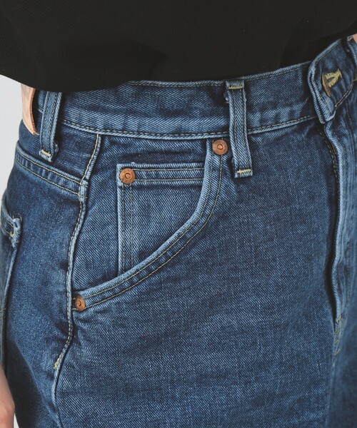 Ray BEAMS（レイビームス）の「Lee / STANDARD WARDROBE SKIRT（デニムスカート・レディース・ブラック/ブルー・SMALL/X-SMALL）」の14枚目の写真