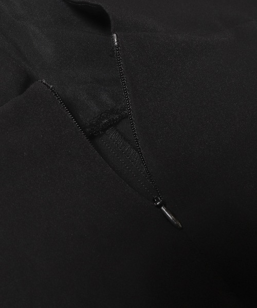 coca（coca）（コカ）の「Vネックオールインワン| セレモニー オフィス ママスーツ フォーマルウェア スーツ 卒業式（つなぎ/オールインワン・レディース・ブラック・L/M）」の8枚目の写真