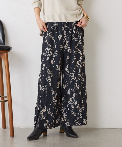 Jena espace merveilleux(ジェナ エスパスメルヴェイユ)の「【オールゴムウエスト】ニュアンス柄イージーパンツ(その他パンツ・レディース・グリーン/ブラック・FREE)」の22枚目の写真