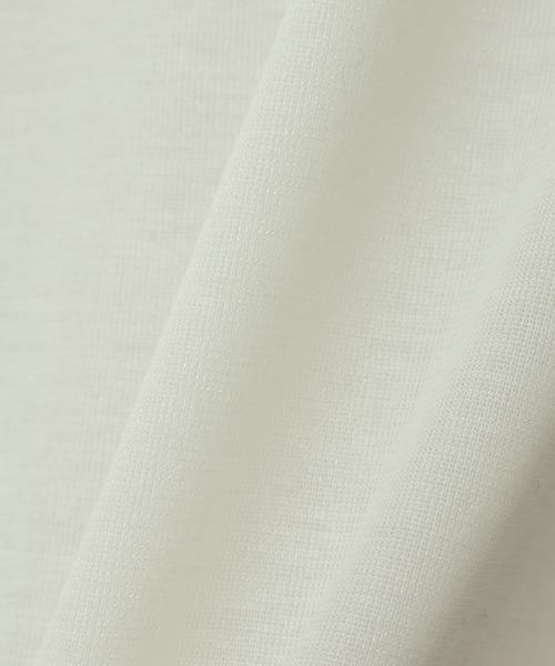 A part by(アパートバイ)の「ラメシアーカット_長袖(Tシャツ/カットソー・レディース・アイボリー/ブラック・FREE)」の8枚目の写真