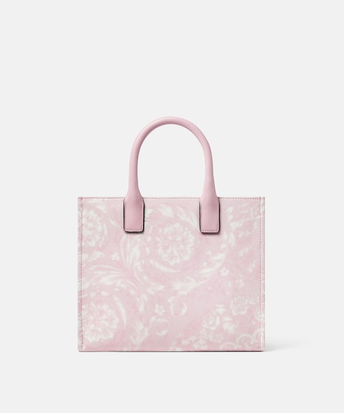 VERSACE(ヴェルサーチ)の「ラ メドゥーサ プリント スモール キャンバス トート(トートバッグ・レディース・ライトピンク/ホワイト×ゴールド・ONE SIZE)」の6枚目の写真