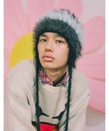 Pimientos（ピミエントス）の「《Little sunny bite》knit hat（ニットキャップ/ビーニー）」