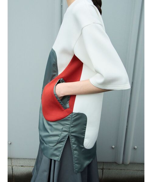 UN3D.(アンスリード)の「ROUND POCKET SWEAT TOP / ラウンドポケットスウェットトップ(Tシャツ/カットソー・レディース・その他1/ブラック・36/38)」の3枚目の写真