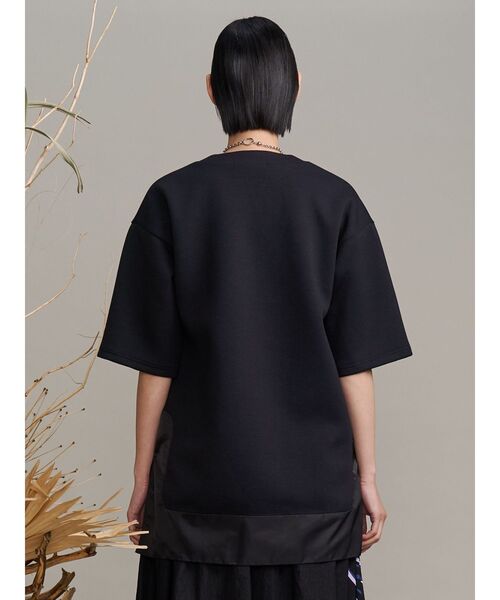 UN3D.(アンスリード)の「ROUND POCKET SWEAT TOP / ラウンドポケットスウェットトップ(Tシャツ/カットソー・レディース・その他1/ブラック・36/38)」の7枚目の写真