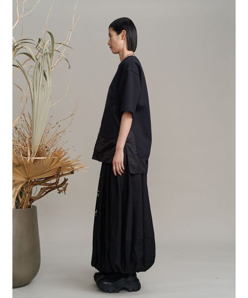 UN3D.(アンスリード)の「ROUND POCKET SWEAT TOP / ラウンドポケットスウェットトップ(Tシャツ/カットソー・レディース・その他1/ブラック・36/38)」の10枚目の写真