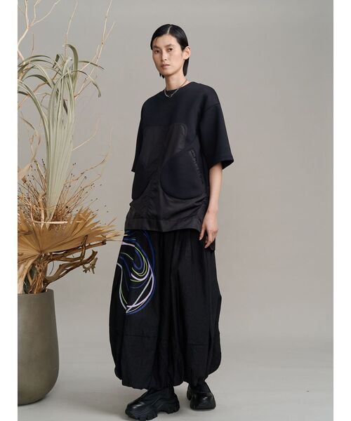 UN3D.(アンスリード)の「ROUND POCKET SWEAT TOP / ラウンドポケットスウェットトップ(Tシャツ/カットソー・レディース・その他1/ブラック・36/38)」の12枚目の写真