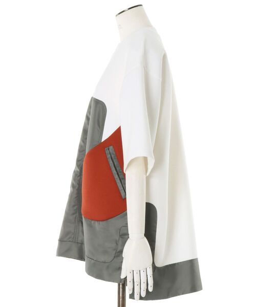 UN3D.(アンスリード)の「ROUND POCKET SWEAT TOP / ラウンドポケットスウェットトップ(Tシャツ/カットソー・レディース・その他1/ブラック・36/38)」の15枚目の写真